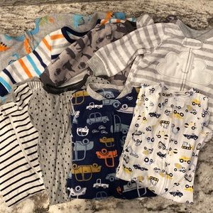 Bundle of 8 pairs of 6-9 month pajamas